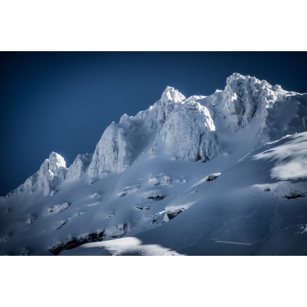 Montagne givrée