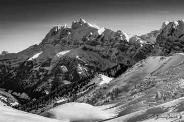 Photo Dents du Midi en hiver - Open Edition - Finitions et cadres personnalisables - © Because Image Photo Dents du Midi en hiver - Open Edition - Finitions et cadres personnalisables - © Because Image