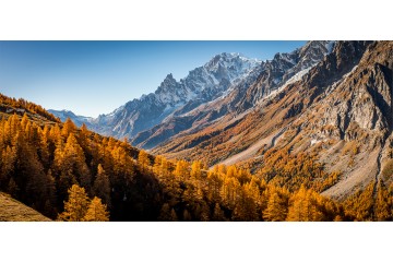 Automne au Val Ferret - Limited Edition - Finitions et cadres personnalisables - © Because Image Automne au Val Ferret - Limited Edition - Finitions et cadres personnalisables - © Because Image